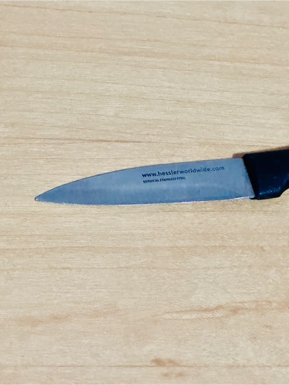 Classic Black Paring Knife with Non-Slip Handle